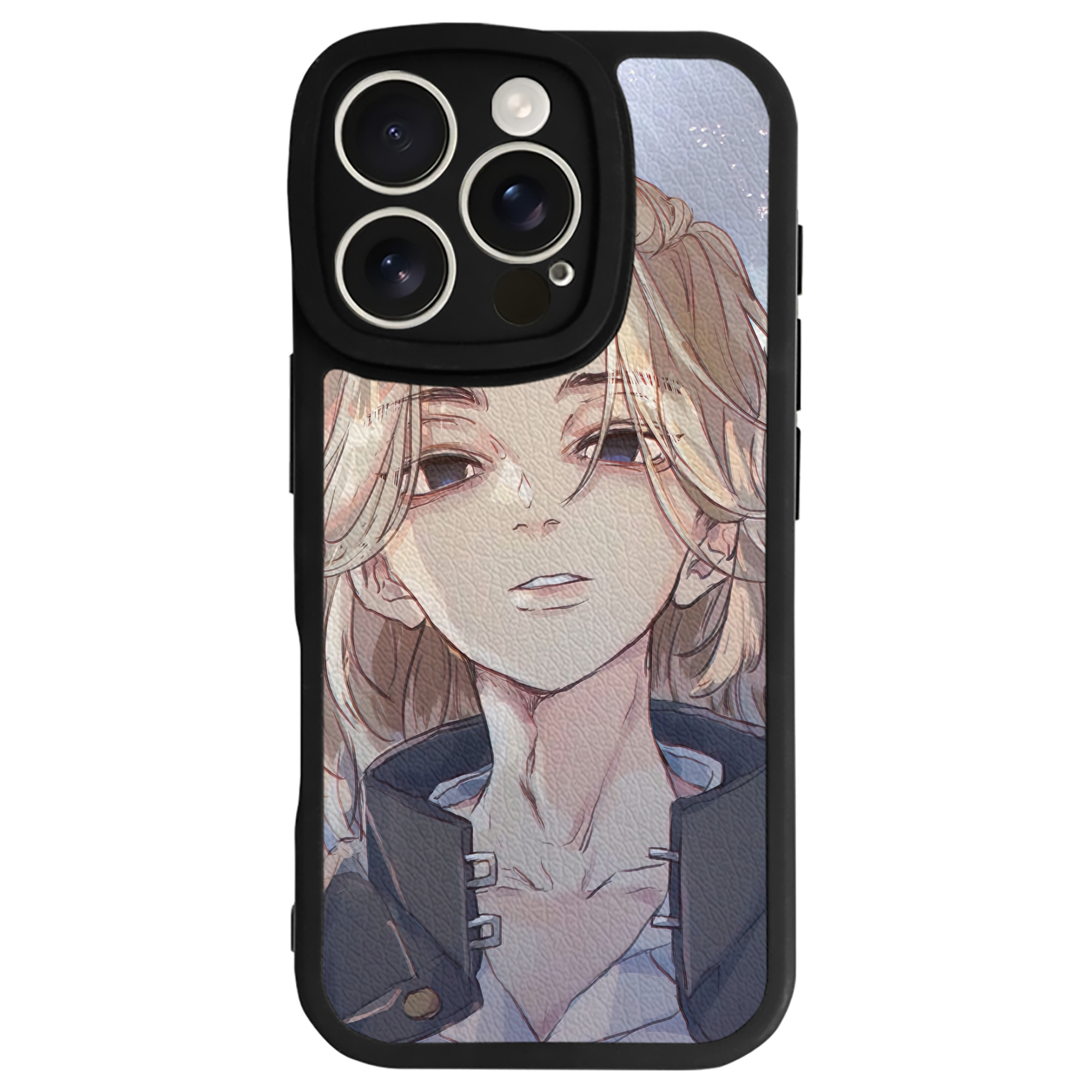 （画像用） 東京リベンジャーズ Tokyo Revengers 【iPhone 16シリーズ対応】シリコンスマホケース（レザー調） 材質：シリコン